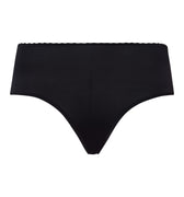 Satin Deluxe Satin Jersey Hi-Cut Briefs | Black 71126-019